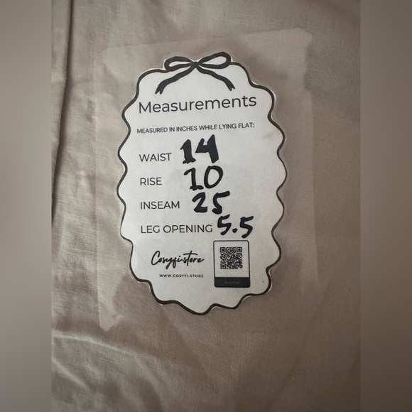 Eddie Bauer Women's Beige Linen And Cotton Blend Jogger Pants Size 4 - Picture 7 of 7